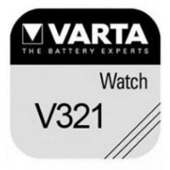 V321 1.55V/13mAh baterija VARTA Pulksteņu Sudraba 1gb. 00321 101 111