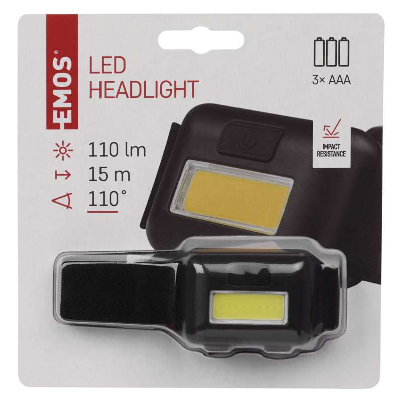 LED lukturis galvas 1W 110lm 15m (3xAAA ) EMOS P3537