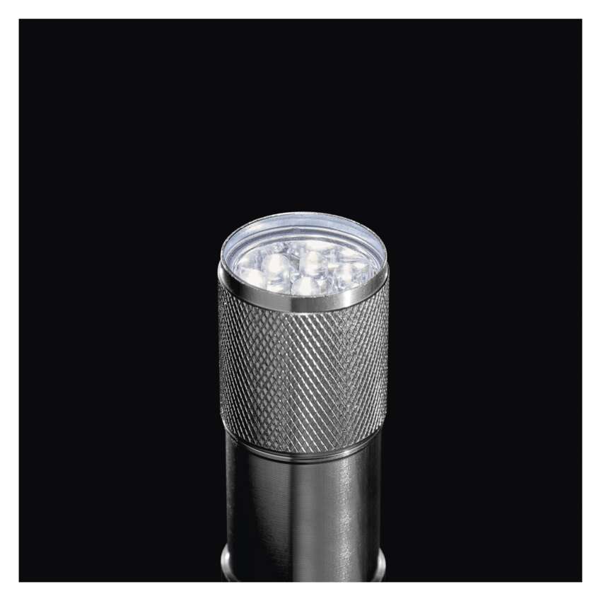 LED lukturis EMOS 9xLED 50lm, 3xAAA, metāla, 1gab.