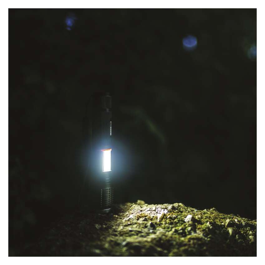 LED lukturis 3W COB+5W LED 230lm ZOOM + magnēts (3xAAA) EMOS