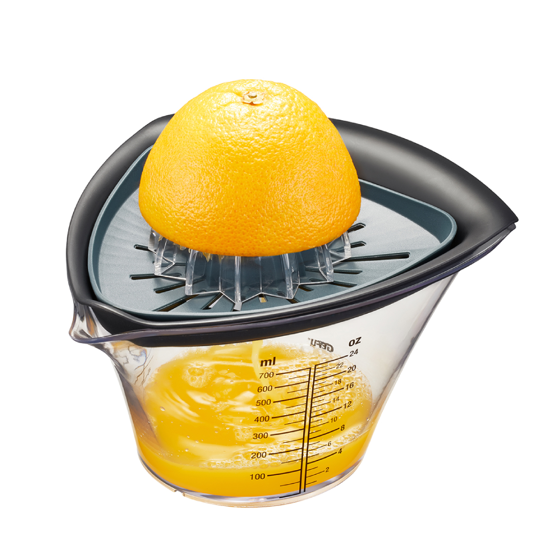 Granātābolu sēklu izņēmējs un citrusaugļu sulu spiede GEFU FRUTI