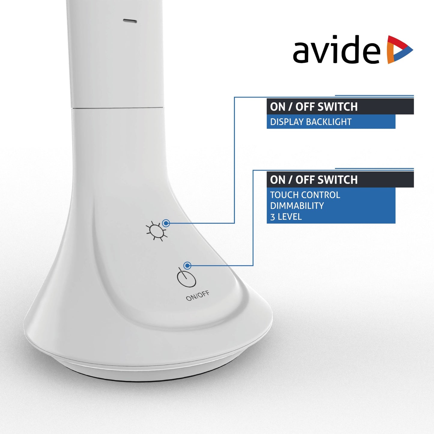 LED galda lampa-kalendārs AVIDE uzlādējams 5W 4000K