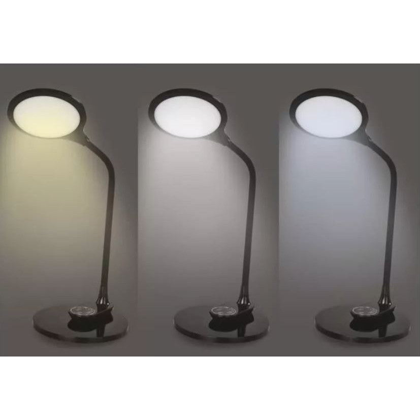 LED galda lampa EMOS RUBY 500lm 3K/4K/6K melna