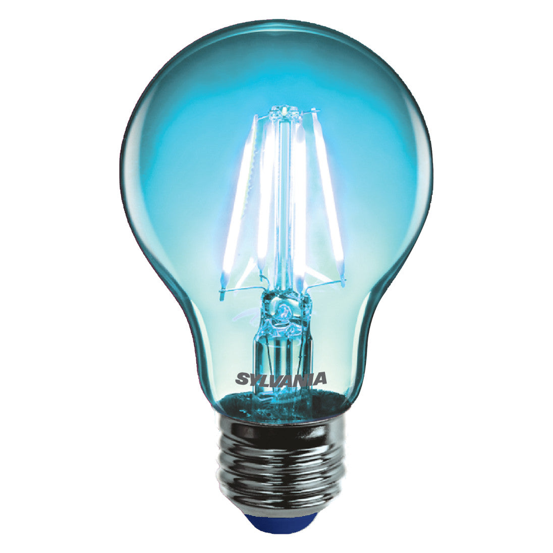 LED spuldze Sylvania GLS A60 FILAMENT E27 4W 80lm IP54 zila