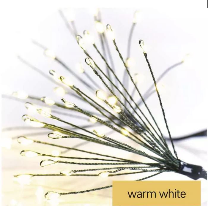 Virtene Ziemassvētku 300LED nano salūts WW IP44 5.2m EMOS D3AW10