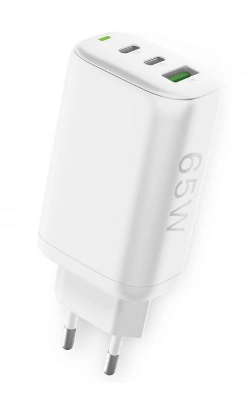 USB lādētājs Ultra Fast 3-viet.3.25A (65W max)100-240V balts Fontastic 260728