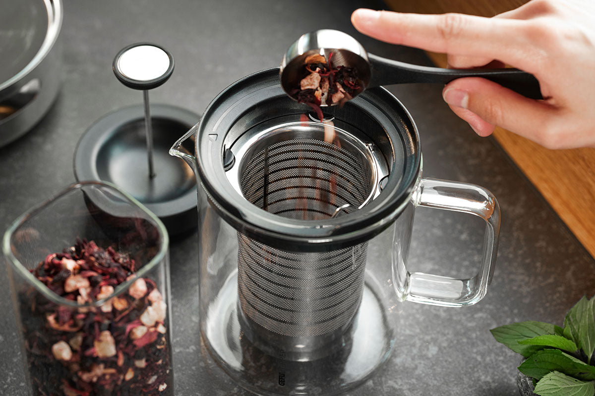 Tējas kanna ar sildplati GEFU T-PREP 1500 ml
