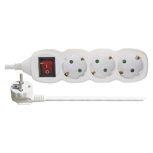 Pagarinātājs 3/5m ar slēdzi a/z balts Schuko 3680W EMOS P1325R