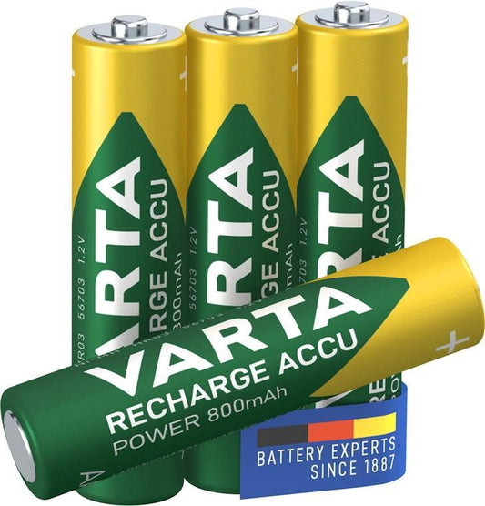 View details for Akumulatoru baterijas VARTA 4 x AAA NiMH 800mAh Akumulatoru baterijas VARTA 4 x AAA NiMH 800mAh