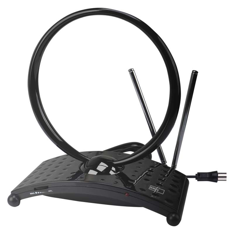 'Antena istabas FM/VHF/UHF 180'' 47dB 12V-50mA EMOS J0677'
