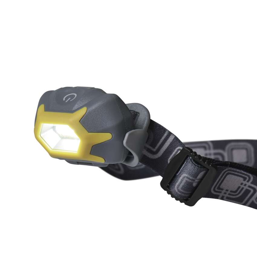 COB LED galvas lukturis P3532, 125 lm, 20 m, 3x AAA