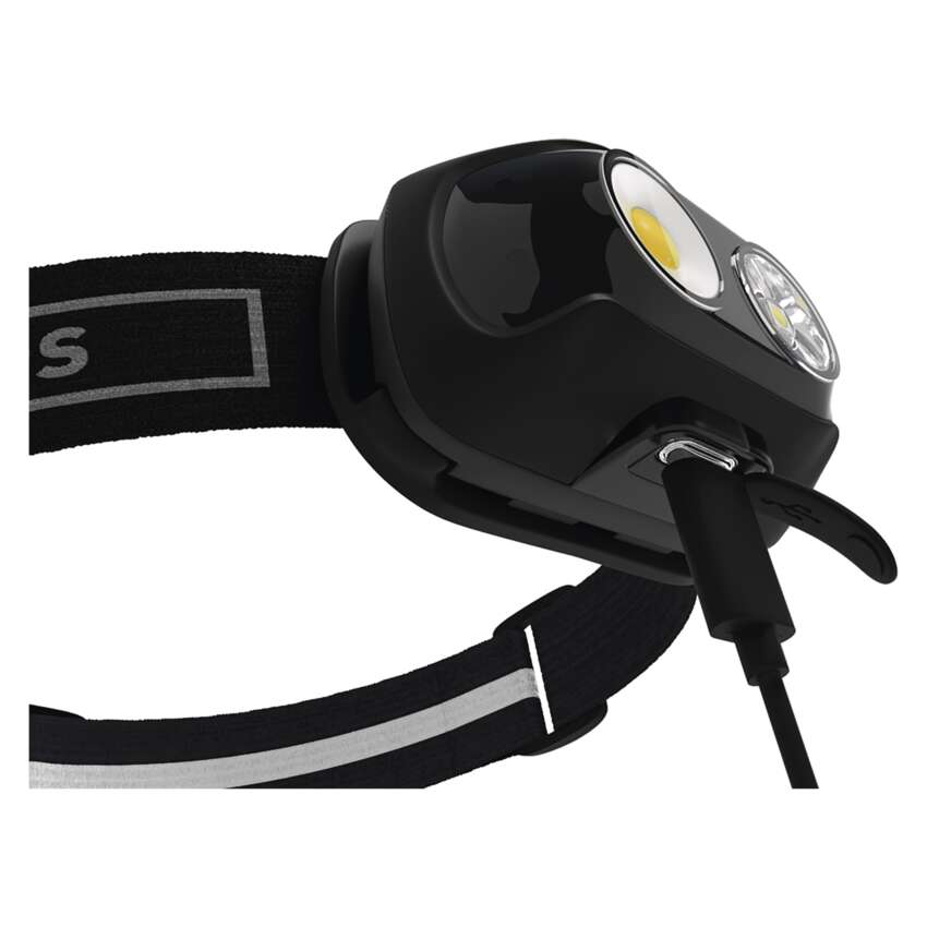 COB LED uzlādējams galvas lukturis EMOS P3542, 500lm, 130m, Li-pol 1200mAh