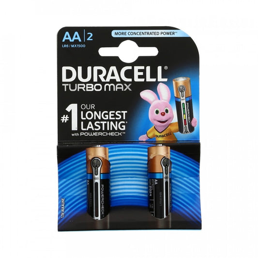 DUR AA/2 baterijas Duracell Turbo MAX Alkaline 2gb. 30150020