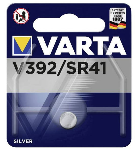 V392 1.55V/38mAh baterija VARTA Pulksteņu Sudraba 1gb.VARTA 00392 101 401