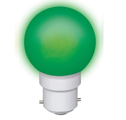 LED BALL B22 0.5W 240V IP44 ZAĻA spuldze Sylvania 0026881