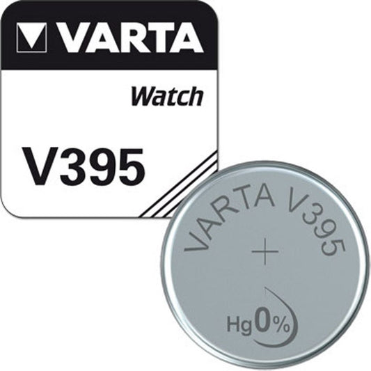 Sudraba oksīda pulksteņu baterija VARTA V395 1.55V