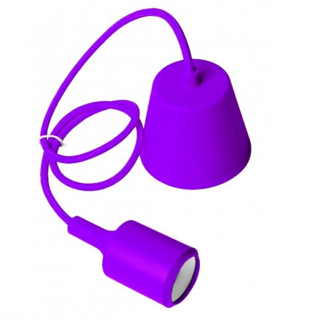 Griestu lampa ZEXT MODERNA 60W 230V E27 IP20 Violeta C04-MODERNA-FI