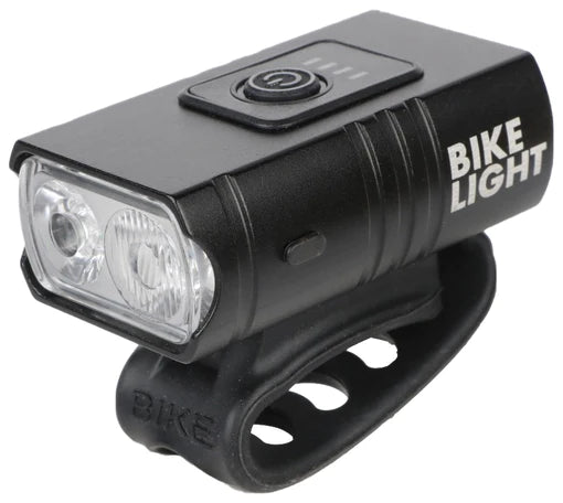 Velo lukturis priekš. 8W LED lād.USB 550lm IP54 Li-po1200mAh ENTAC EBL-8WL-ALU