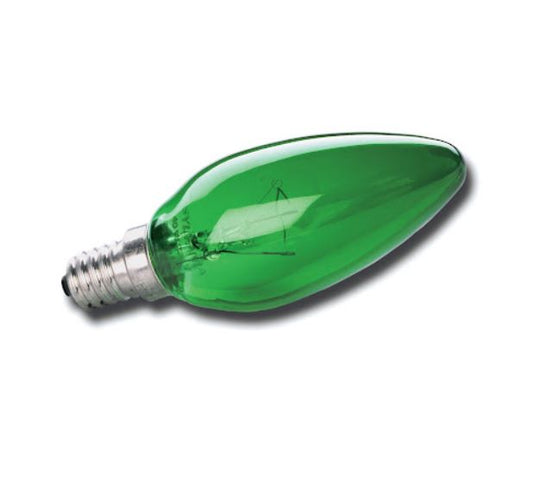 Kerzen 40W E14 zaļa spuldze Sylvania 0008967