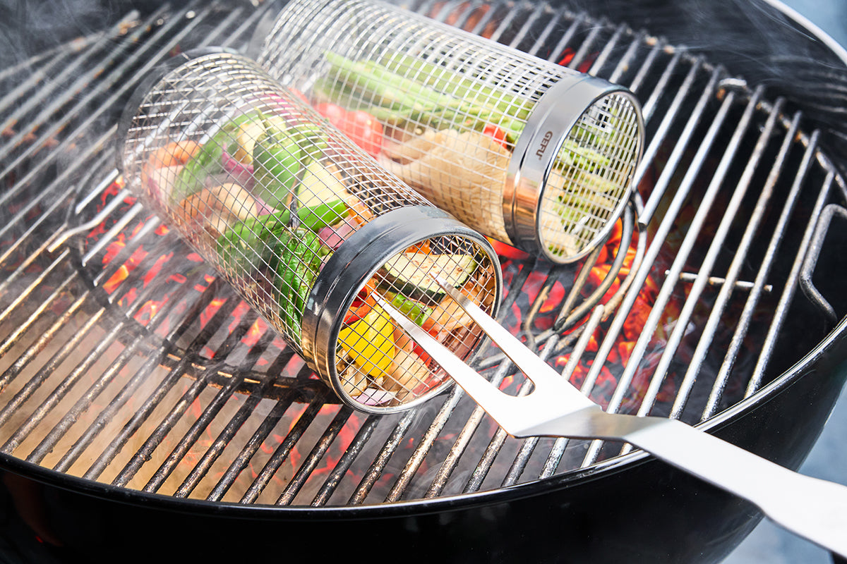 Grila grozs GEFU BBQ, cilindrisks 30cm