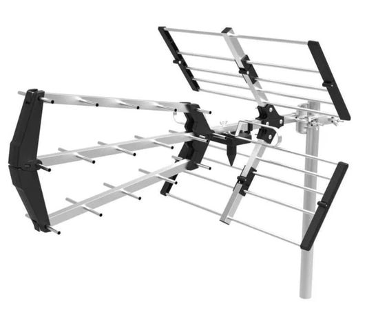 'Antena āra DVB-T2/UHF 470-790MHz 14dBi 30''/80'' 100mA EMOS J0679'