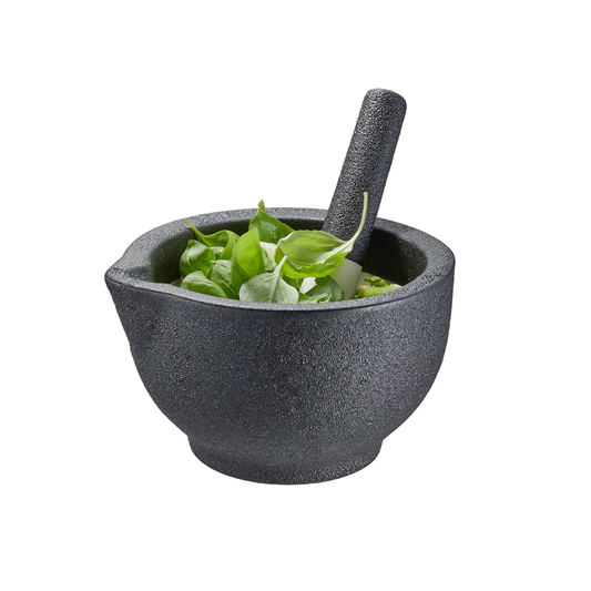 Porcelāna miezeris un piesta GEFU GRINO 13.5cmm