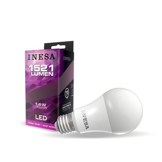 'LED spuldze INESA GLS A70 E27 14W 240V 1521lm 6500K 180'' 60612'