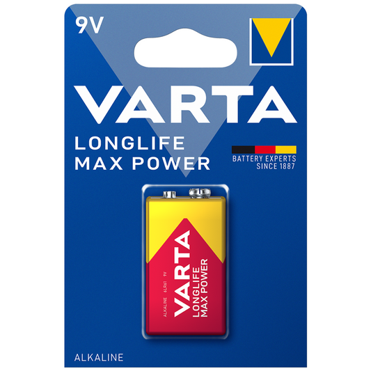 Baterija krona VARTA Longlife Max Power Alkaline 9V 6LR61