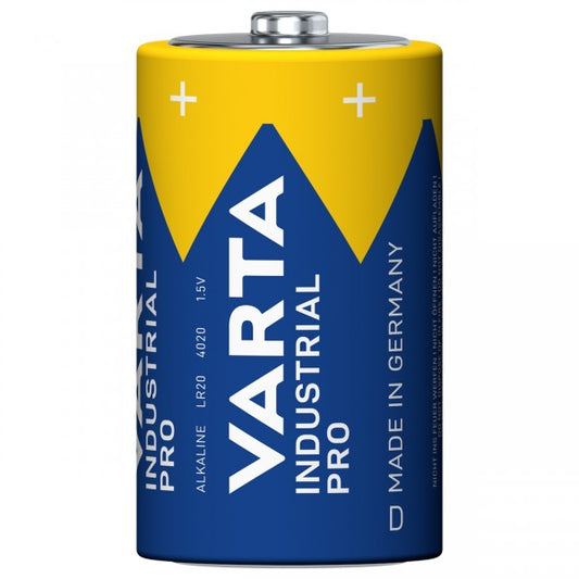 4020/1 D baterijas VARTA Industrial Alkaline SINGLE 20 1gb. 04020 211 111