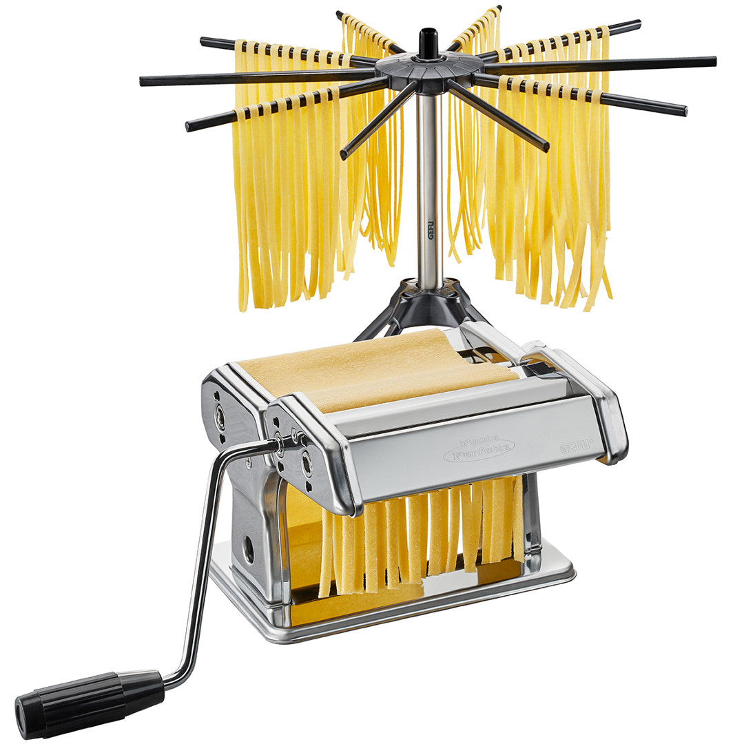 Dāvanu komplekts GEFU Pastas mašīna Pasta Perfetta un pastas žāvētājs Diverso,  art. 00166 - paprika.lv
