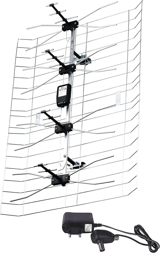 Antena āra ar past.0-100km 30''/40'' VHF/DAB/UHF 790MHZ EMOS J0666