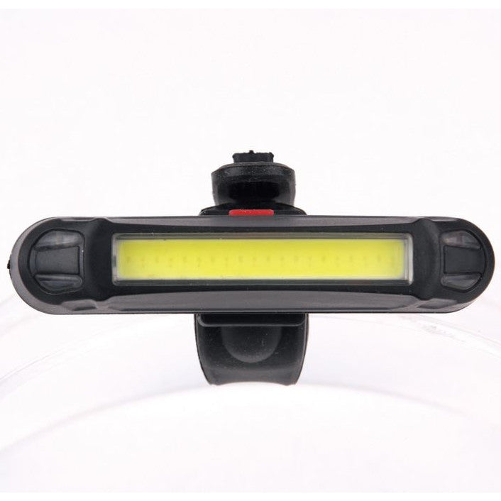 LED velo lukturis 2W, lādējams USB, 100lm sarkans/balts  mirgojošs IP44 ENTAC