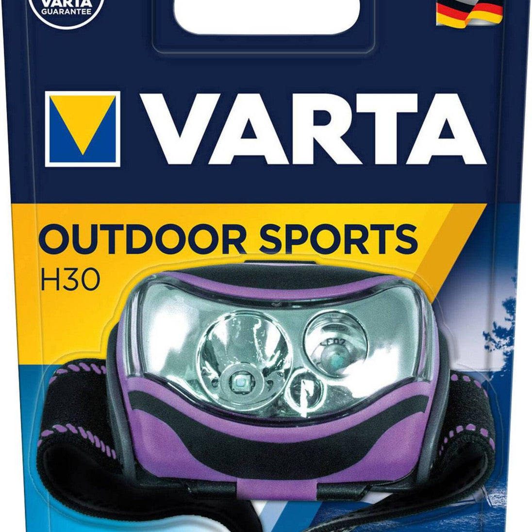 LED galvas lukturis VARTA OUTDOOR SPORTS H30, 120lm