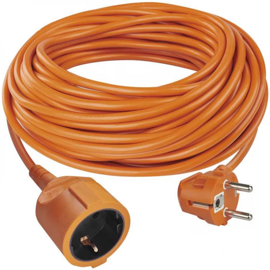 Pagarinātājs 1vieta 30m ar zemējumu 3x1mm2 2300W zāles pļāvējam oranžs EMOS P01230R