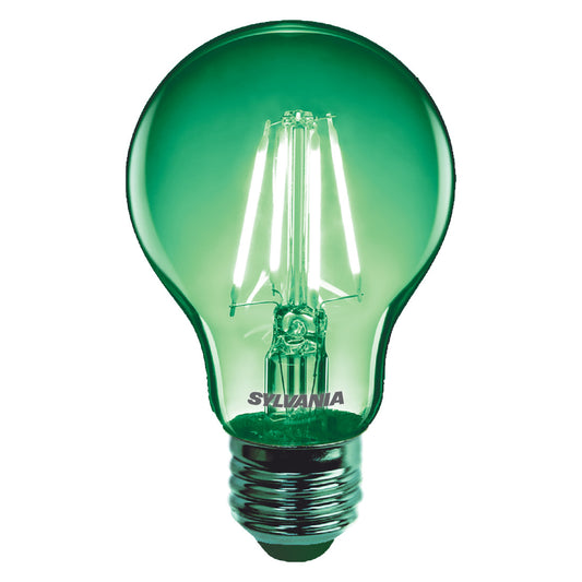 LED spuldze GLS A60 FILAMENT E27 4W 700lm IP54 Sylvania zaļa