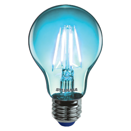 LED spuldze Sylvania GLS A60 FILAMENT E27 4W 80lm IP54 zila 