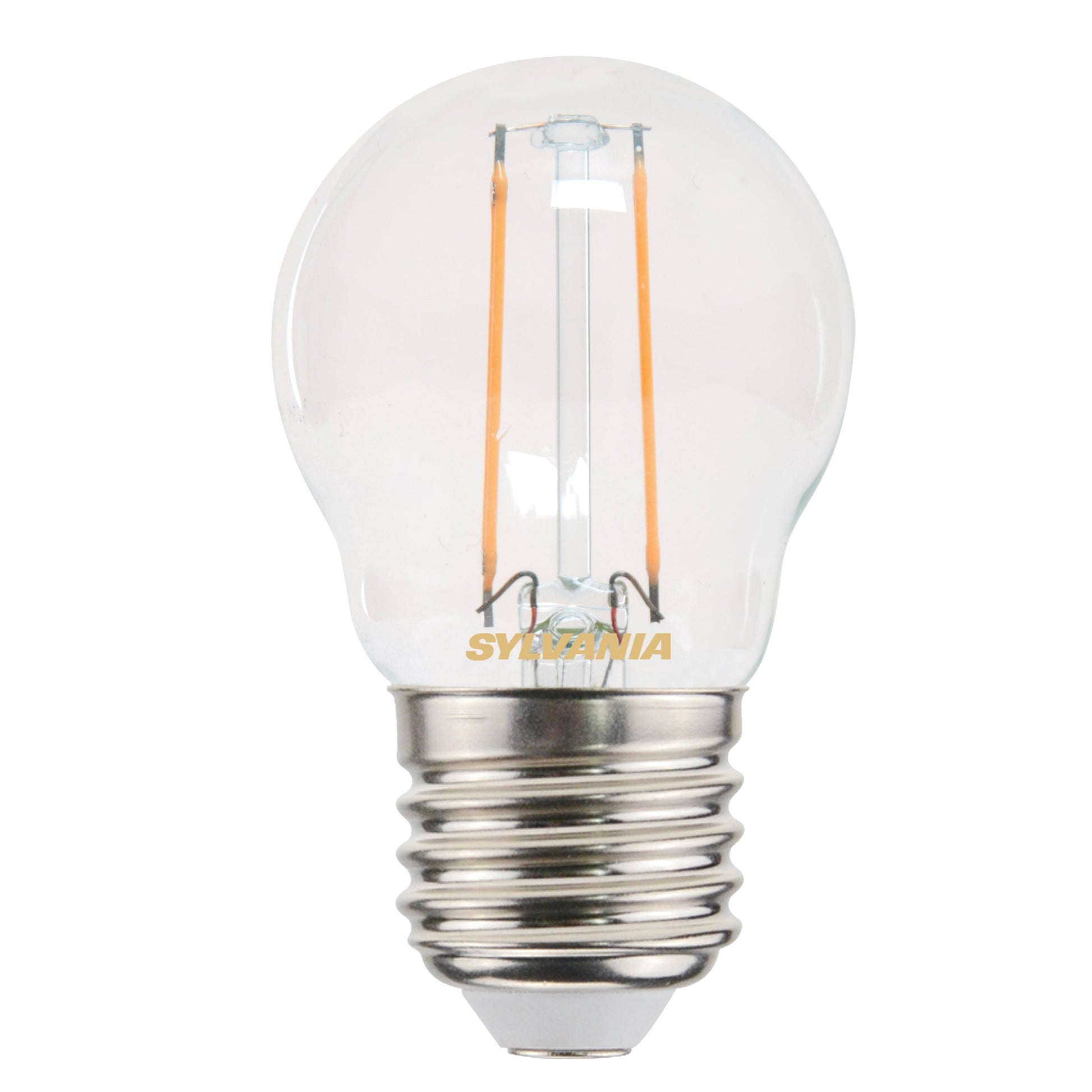 LED spuldze Sylvania bumbiņa filamenta Clear E27 2.5W 250lm 2700K 