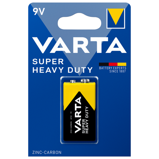 Kronas baterijas VARTA Heavy Duty 9V