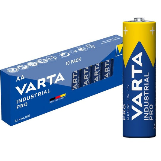 Baterijas VARTA Industrial Pro AA 10gb.